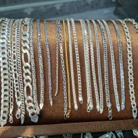 دستبند و زنجیر نقره تک وعمده|جواهرات|اصفهان, شفق|دیوار