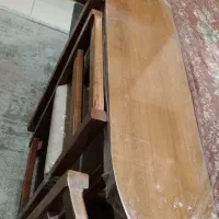 میز ناهار خوری کم جا ۶ نفره|میز و صندلی غذاخوری|برخوار, |دیوار