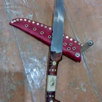 چاقو فولاد استیل دسته عناب وسط استخون ۳۰ تایی|کوهنوردی و کمپینگ|قم, چهل درخت|دیوار