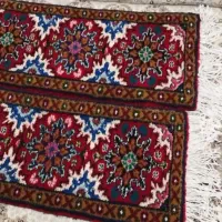 یک جفت فرش با نخ اعلا هریس نیم متر دریک وپانزده