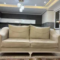 مبل ۸ نفره با یک عدد جلو مبلی بزرگ در حد نو|مبلمان خانگی و میز عسلی|مهاباد (آذربایجان غربی), |دیوار