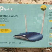 مودم در حد نو با کارتن