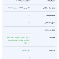 فروش حواله 207 اتوماتیک