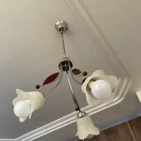 لوستر ۳ شاخه|لوستر و چراغ آویز|آستانه اشرفیه, |دیوار