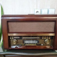 فروش یک عدد رادیوگرام چوبی کلاسیک walter با میز|سیستم صوتی خانگی|سقز, |دیوار