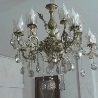 ۲عددلوستر برنز ۳طوقه