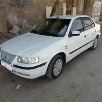 ماشین سمند تک بیرنگ کم کار سفید مدل ۹۴