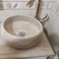 روشویی کابینتی صفحه سنگ به همراه شیر|لوازم سرویس بهداشتی|تهران, شهید رجایی|دیوار