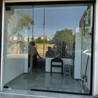 شیشه سکوریت حمام مستر پارتیشن شیشه ای کرکره برقی