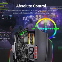 موس گیمینگ ردراگون مدل Sniper  M801 RGB|قطعات و لوازم جانبی رایانه|شیراز, دلگشا|دیوار