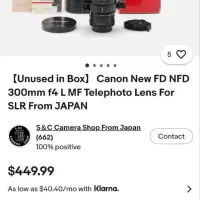 لنز آنالوگ fd کنون کلکسیونی و کمیاب