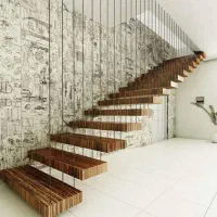 پله فلزی.گرد.پله معلق.دوبلکسی.پله پیچ نرده