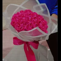 دسته گل روبانی(جاودان)