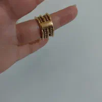 طلا انگشتر شیک فاکتور دار|جواهرات|پارس‌آباد, |دیوار