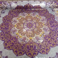 سفره های قالب رنگ بنفش