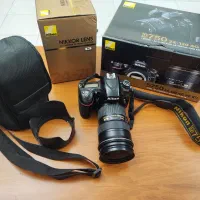 دوربین نیکون D750 و لنز نیکون 70-24