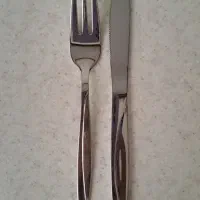 چاقو و چنگال میوه خوری استیل