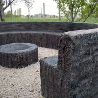 سیمانکاری طرح سنگ موزایک دیوارچینی