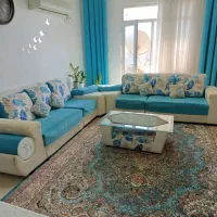 مبلمان شش نفره با میز جلو مبلی