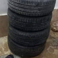 چهار عدد رینگ و لاستیک و  برای پرشیا پژو سمند