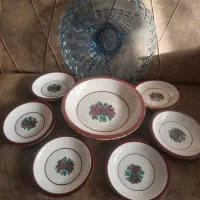 میوه خوری سرامیکی خیلی قدیمی ودیس بزرگ