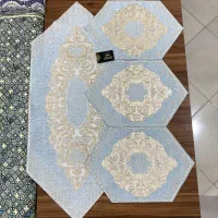 رانر رومیزی ۴ تیکه قلم زنی صحرا|پرده، رانر، رومیزی|قم, ولیعصر|دیوار