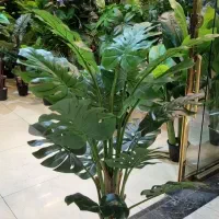 پرنده بهشتی درختچه مصنوعی گل مصنوعی بابا آدم موز