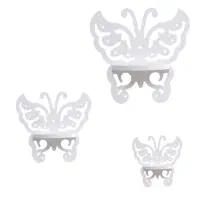 طبقه دیواری طرح پروانه 3عددی