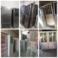 درب انباری اهنی حیاطی باغی سرویس پنجره pvc کد۱۹
