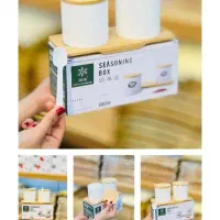 ظرف ادویه بامبو دوتایی نو