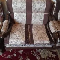 مبلمان خانگی 7نفره همراه میز عسلی بدون خرابی|مبلمان خانگی و میز عسلی|کوهدشت, |دیوار