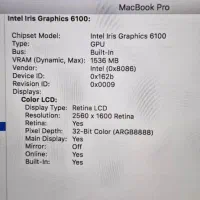 مک بوک پرو macbookpro ۲۰۱۵|رایانه همراه|اصفهان, ناژوان|دیوار
