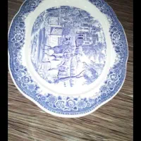دیس قلم آبی بسیار قدیمی اصل ژاپن سایز بزرگ|ظروف سرو و پذیرایی|مشهد, شهرک مهر آباد|دیوار