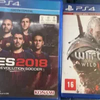 PS4 و‌ ps5 ویچر ۳ و pes2018 پی اس پس