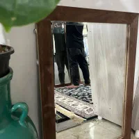 آینه قدی با قاب روکش طبیعی چوب|آینه|اندیشه, اندیشه فاز ۱|دیوار