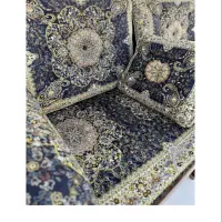 سرویس شاه نشین ورومیزی ترمه|پشتی|فشاپویه, |دیوار