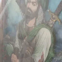 قابعکس سه بعدی وبرجسته حضرت امام حسین علیه السلام|تابلو، نقاشی، عکس|خواف, |دیوار