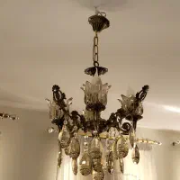 لوستر چهار شاخه|لوستر و چراغ آویز|الیگودرز, |دیوار