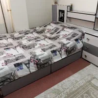 تخت دو نفره ام دی اف|تخت و سرویس خواب|تویسرکان, |دیوار