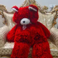 عروسک خرس بزرگ قرمز (۱.۲ متر )