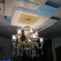 لوستر سرامیکی دست‌ساز با طراحی سفارشی|لوستر و چراغ آویز|مشهد, خواجه ربیع|دیوار