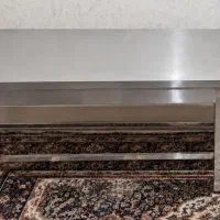 میز استیل زیر گریل،گاز دو شعله صنعتی،قابلمه