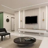 سیم کشی برقکاری  لاین نوری کناف لوستر