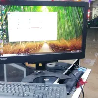 کیس و مانیتور و موس و کیبورد 24 اینچ|رایانه رومیزی|نیشابور, شهرک بسیج|دیوار