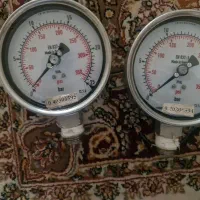 تعداد ۲عدد گیج فشار المانی ۳۵ باره روغنی کالبیره