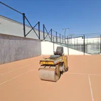 کرایه غلطک.قلتک نشست خاک زیرسازی بتن.زمین تنیس.چمن