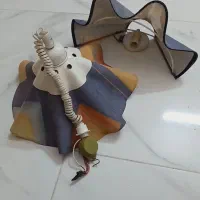 چراغ آویز همراه با چراغ خواب