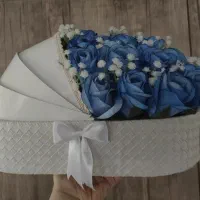 باکس گل گهواره نوزادی|گل مصنوعی|سنقر, |دیوار