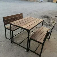 میـزنـهار خوری چوبـ روسی تـاشــو مدرن|میز و صندلی غذاخوری|مشهد, بهمن|دیوار