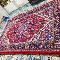 دو عدد فرش دست بافت قیمت وقت ۱۳۰ تومان|فرش|تیکمه داش, |دیوار